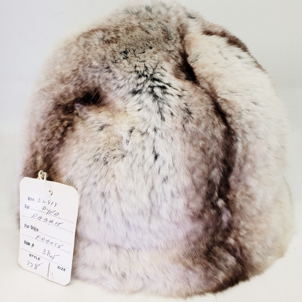Vintage Rabbit Fur Ladies Hat